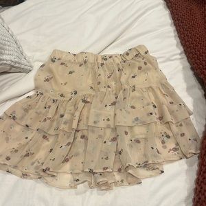 Free People Patterned Skirt